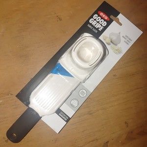 New OXO Good Grips Garlic Slicer - Slices Garlic Quickly, Safely & Evenly